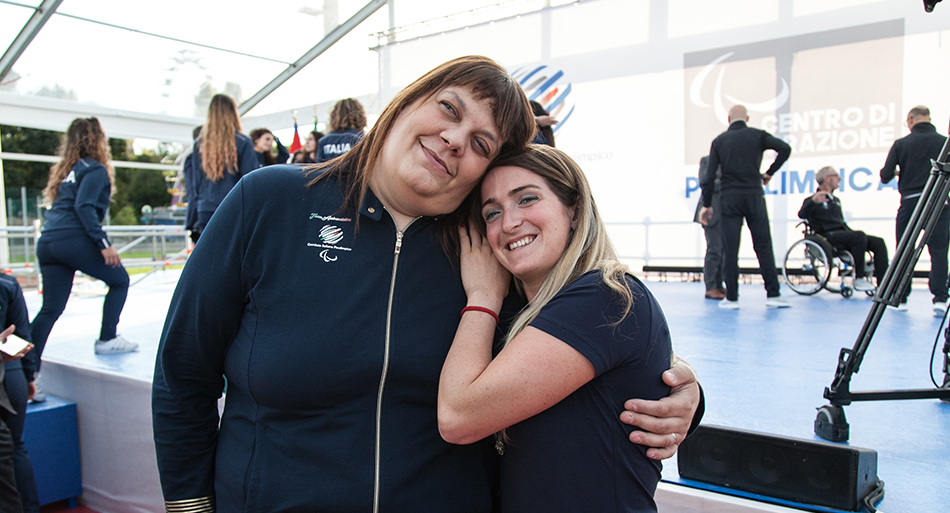 Atlete paralimpiche Legnante - Caironi