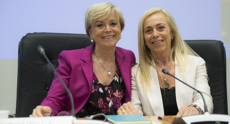 Antonella Ninci - Presidente del Cug Inail / Ester Rotoli - Direttore centrale prevenzione Inail