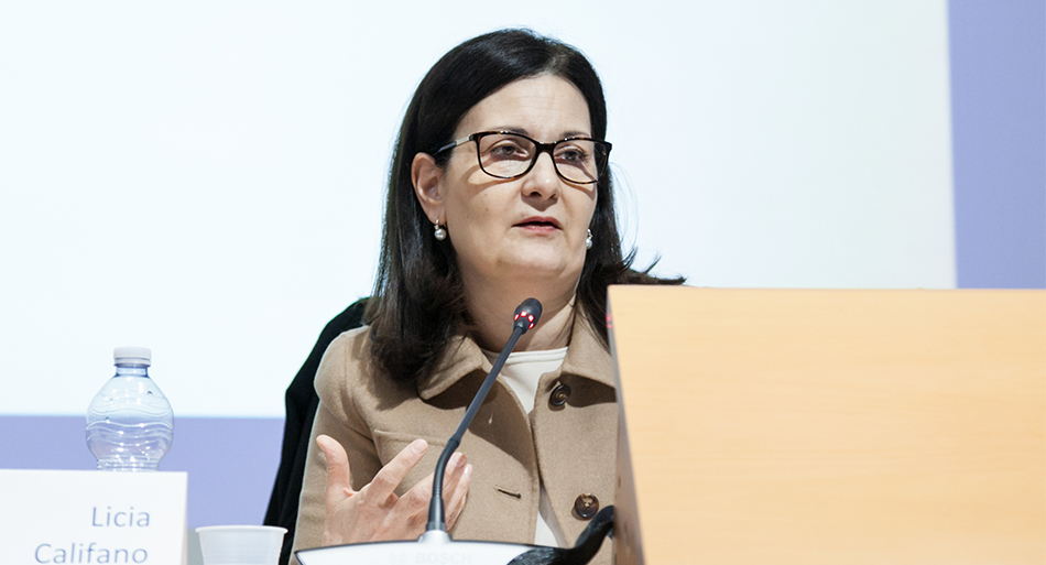 Licia Califano - Componente del Collegio del Garante per la  protezione dei dati personali e Professore ordinario di Diritto costituzionale Università degli Studi di Urbino Carlo Bo
