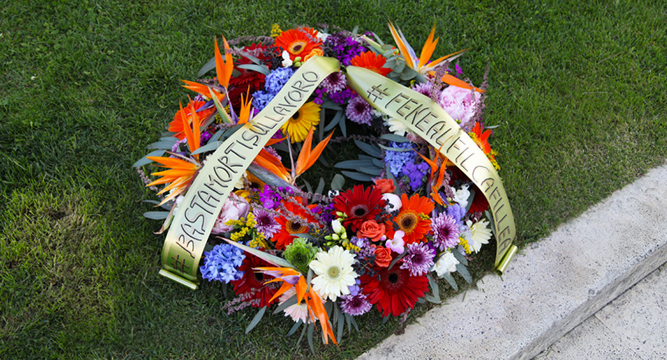 Commemorazione vittime sul lavoro