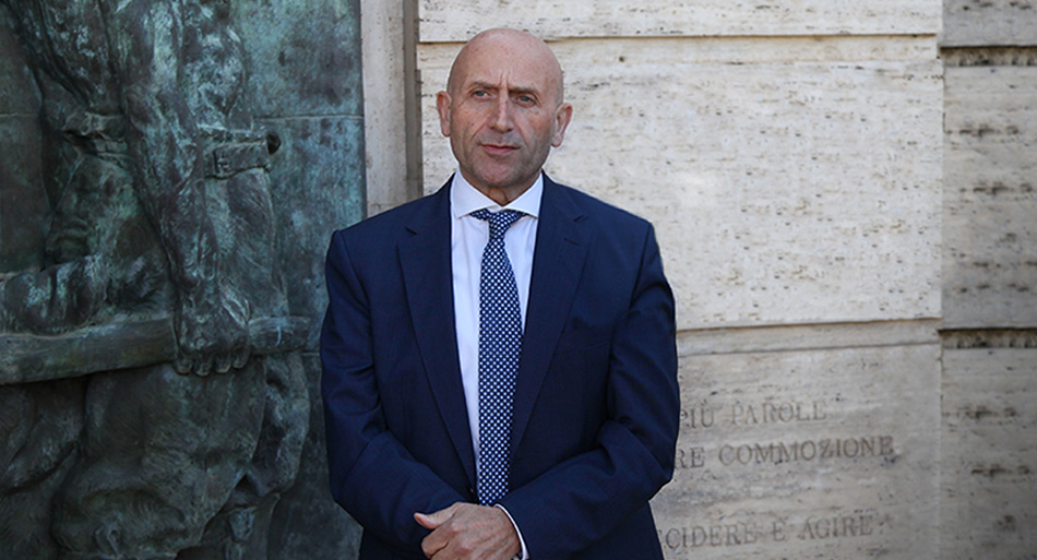 Il presidente Inail Franco Bettoni