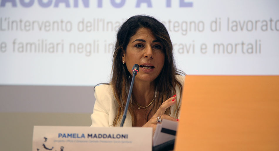 Pamela Maddaloni, Dirigente direzione Prestazioni socio-sanitarie Inail