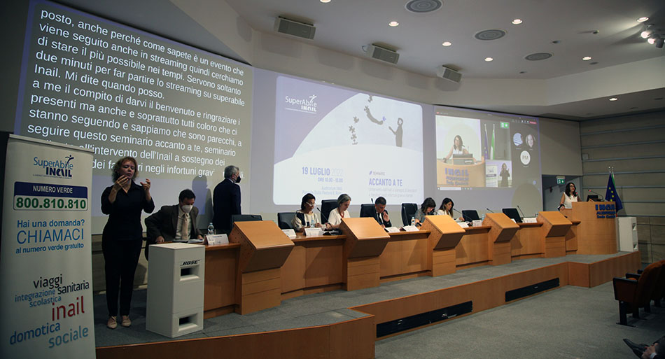 Seminario “ACCANTO A TE” - L’intervento dell’Inail a sostegno di lavoratori e familiari negli infortuni gravi e mortali