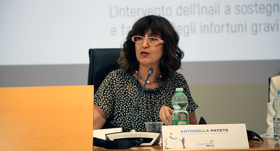 Antonella Patete, Coordinatrice del magazine SuperAbile Inail