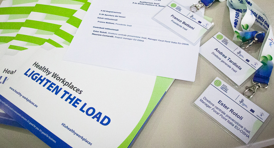 Evento di chiusura della campagna 2020-2022 “Ambienti di lavoro sani e sicuri - Alleggeriamo il carico!”