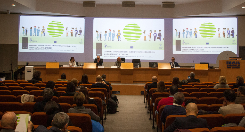 Evento di chiusura della campagna 2020-2022 “Ambienti di lavoro sani e sicuri - Alleggeriamo il carico!”