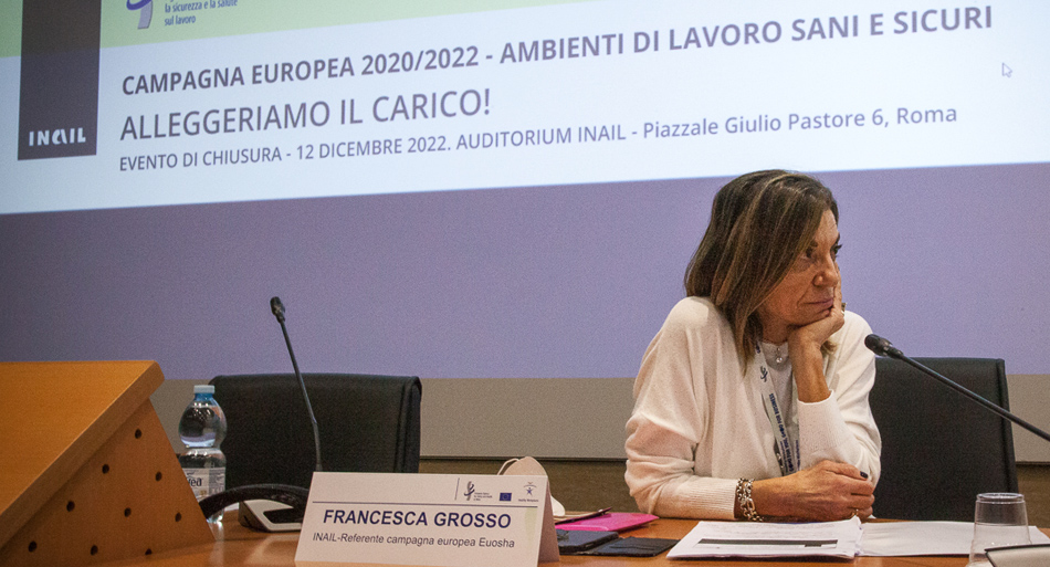 Francesca Grosso - Referente Inail campagne europee Eu-Osha