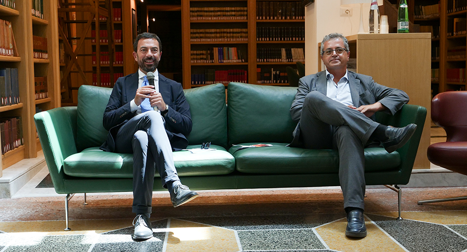 Andrea Tardiola, direttore generale Inail insieme a Vincenzo Caridi, direttore generale Inps