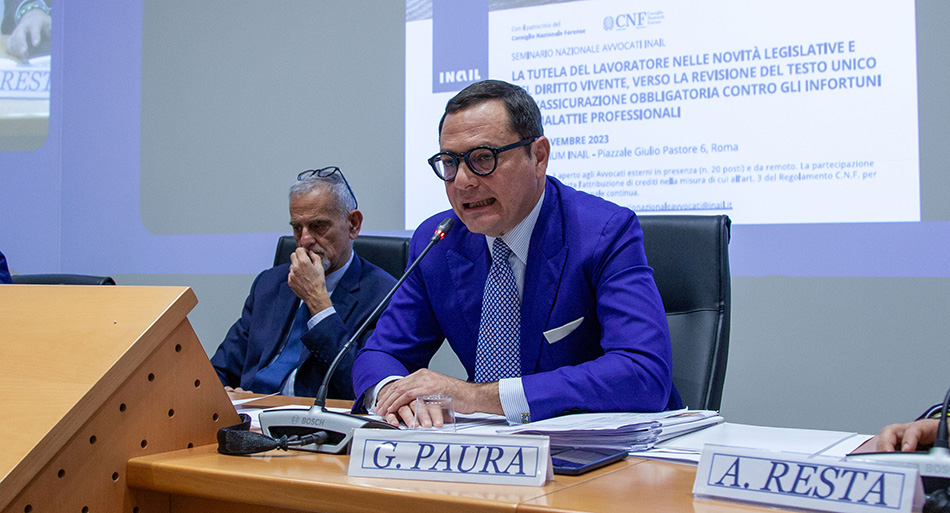 Giovanni Paura - direttore centrale Pianificazione e Comunicazione Inail