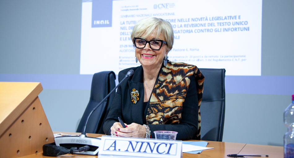 Antonella Ninci - presidente Cug Inail