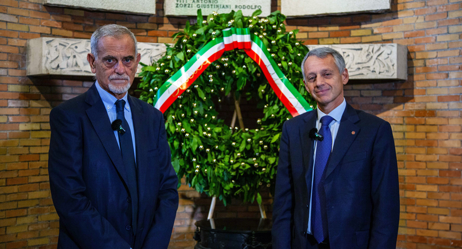 Cerimonia di commemorazione dei dipendenti Inail caduti in guerra