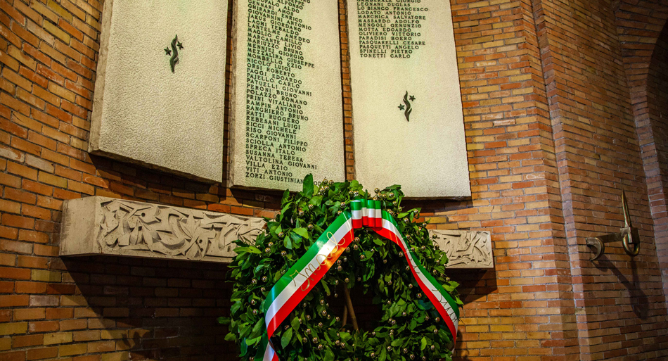 Cerimonia di commemorazione dei dipendenti Inail caduti in guerra