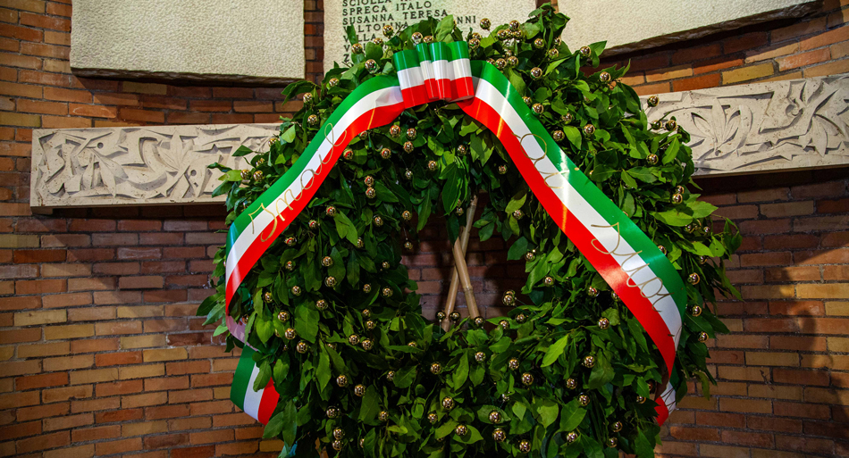 Cerimonia di commemorazione dei dipendenti Inail caduti in guerra