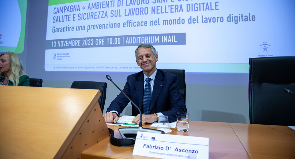 Fabrizio D'Ascenzo - commissario straordinario Inail