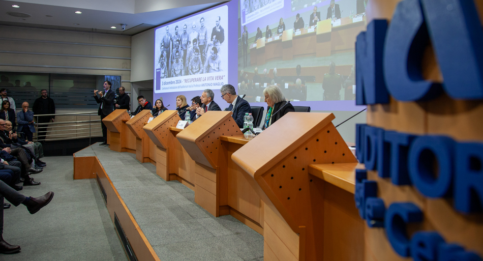 Cerimonia di intitolazione dell’Auditorium della sede centrale Inail al professor Antonio Maglio