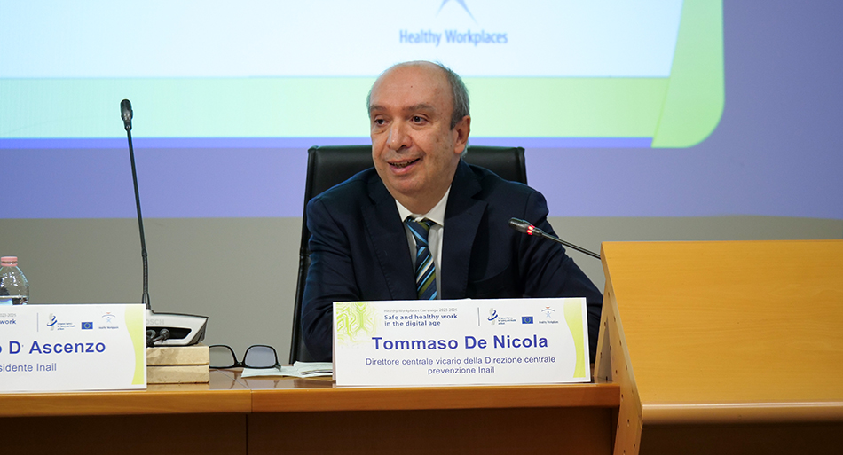 Tommaso De Nicola - direttore centrale vicario della Direzione centrale prevenzione Inail