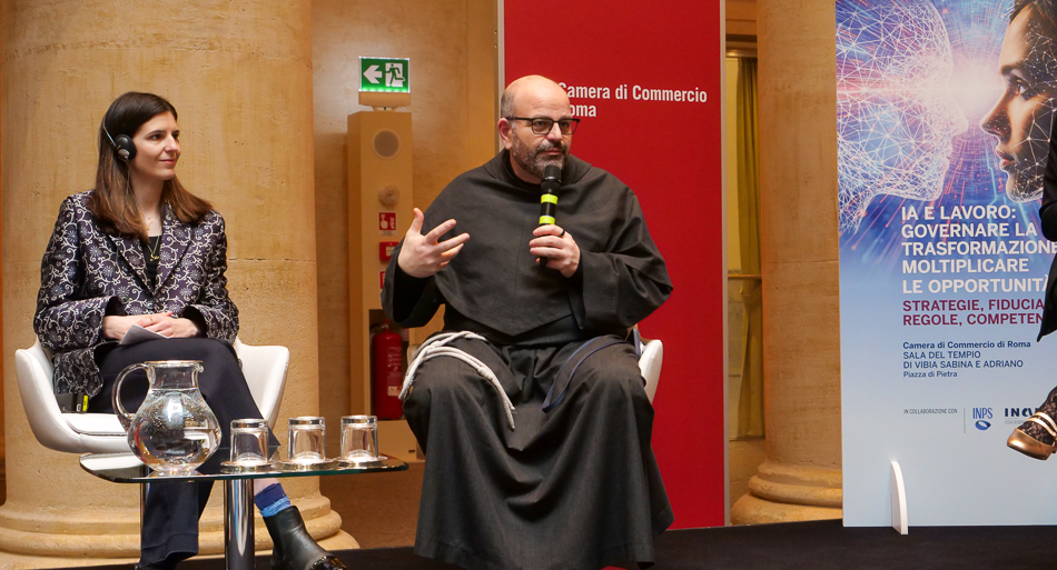 Padre Benanti - presidente del Comitato etico dell’Osservatorio sull’adozione dei sistemi di IA nel mondo del lavoro