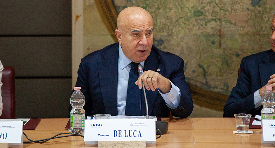 Rosario De Luca - presidente del Consiglio Nazionale dell’Ordine dei Consulenti del Lavoro