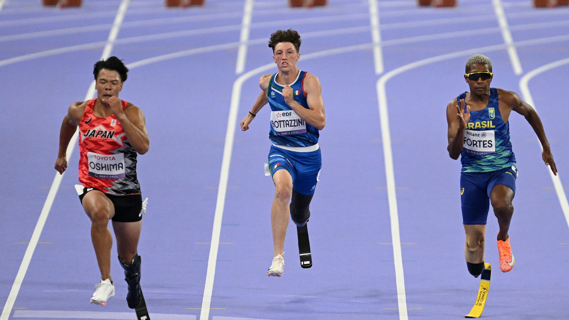  .Parigi (FRA) 01 settembre2024
Paralimpiadi Parigi 2024 100m maschile - T64 Round 1 - Batteria
In foto: FABIO BOTTAZZINI
Ph Augusto Bizzi / CIP