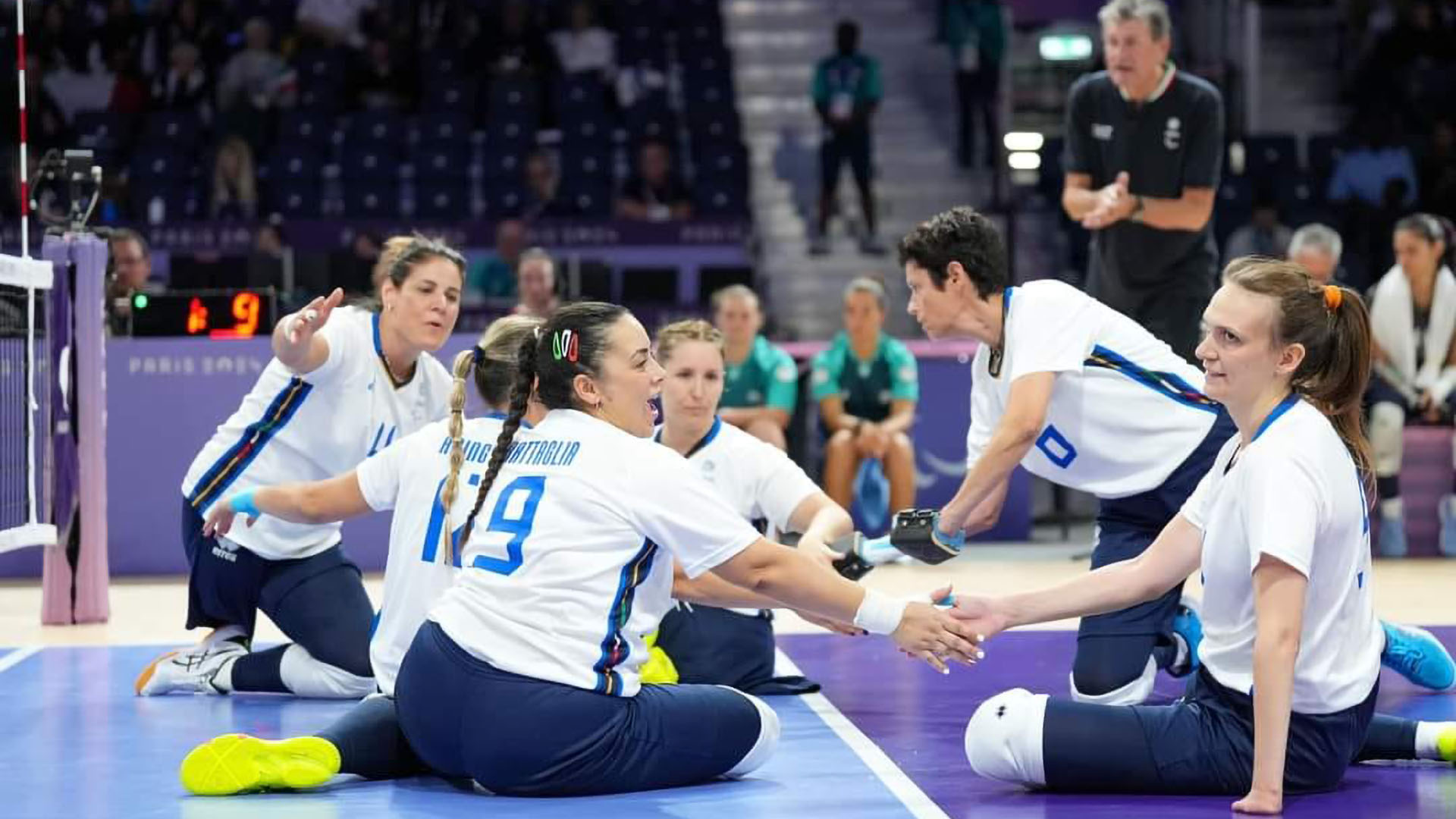 Parigi (FRA) 30 agosto 2024
Paralimpiadi Parigi 2024
XVII Giochi Paralimpici
In photo: Sitting Volleyball ITA v FRA preliminari
Ph Simone Ferraro / CIP