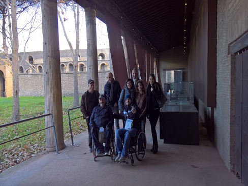 Immagine assistiti Inail a Pompei