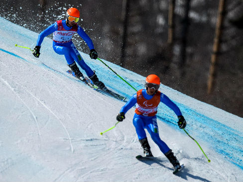 La coppia dello sci alpino Bertagnolli-Casal protagonista alle Paralimpiadi di PyeongChan