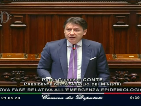 Giuseppe Conte: “Grazie all’Inail per la professionalità e l’impegno”