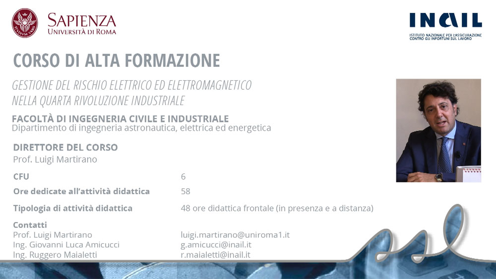 LUIGI MARTIRANO - SAPIENZA UNIVERSITÀ DI ROMA