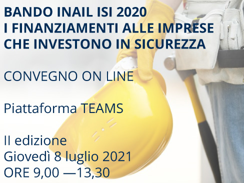 Immagine convegno Bando Isi 2020: i finanziamenti alle imprese
