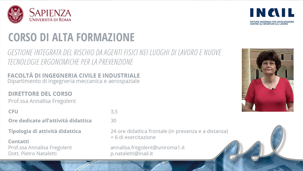 ANNALISA FREGOLENT - SAPIENZA UNIVERSITÀ DI ROMA