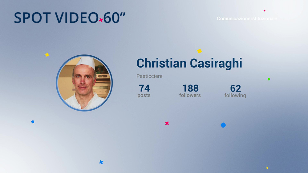 I TESTIMONIAL DELLA CAMPAGNA – CHRISTIAN CASIRAGHI – SPOT VIDEO 60’’