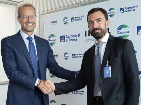 Pnrr, siglato un protocollo tra Inail e Gruppo Aeroporti di Roma per la salute e la sicurezza sul lavoro