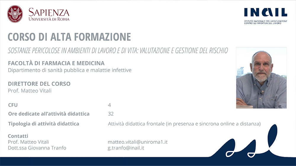 MATTEO VITALI - SAPIENZA UNIVERSITÀ DI ROMA