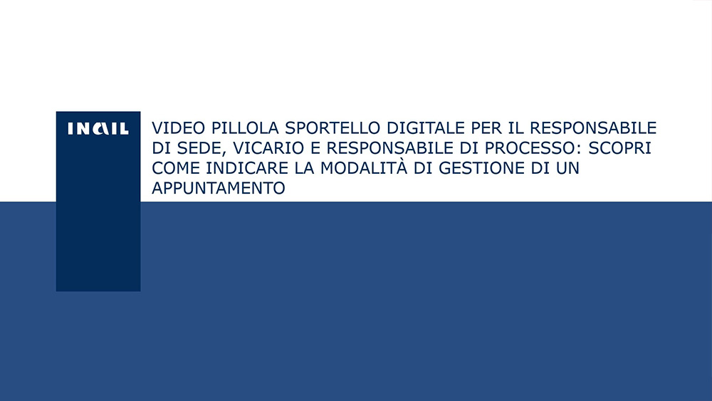 Come indicare la modalità di gestione di un appuntamento