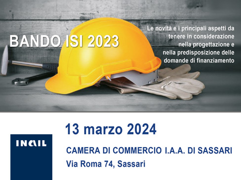 Seminario - Presentazione in Sardegna del Bando Isi 2023