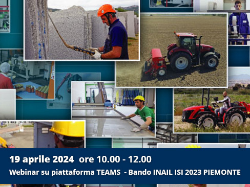 Webinar - “Incentivi Inail per le imprese, Bando Isi 2023”